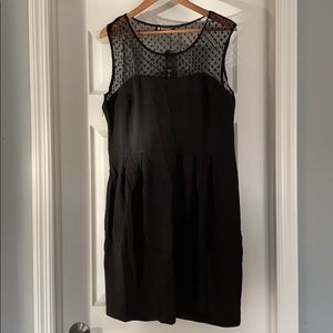 Allegra K mesh top dress